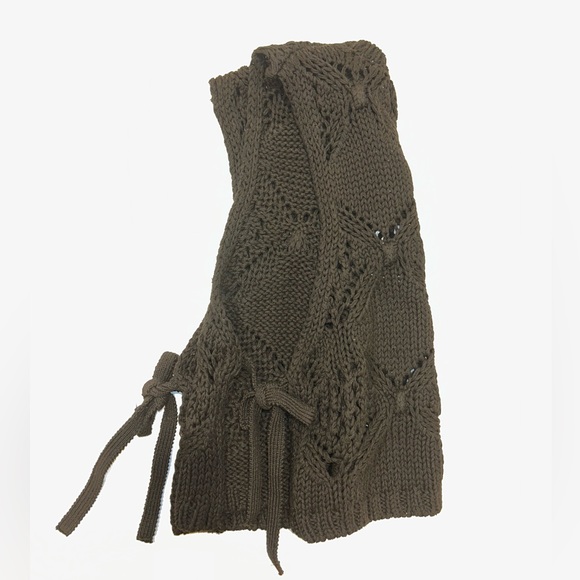 Zara - Side Tie Knit Top - Picture 3 of 3